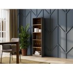 Liore knihovna R50 antracit/dub artisan – Zboží Dáma