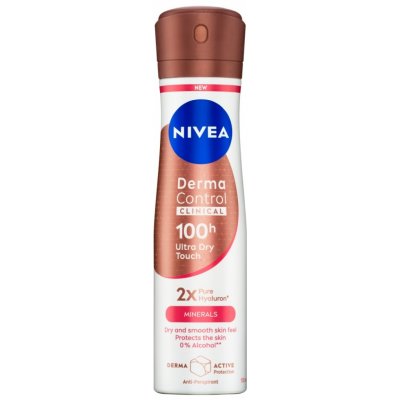 Nivea Antiperspirant sprej pro ženy Derma Control 150 ml – Hledejceny.cz