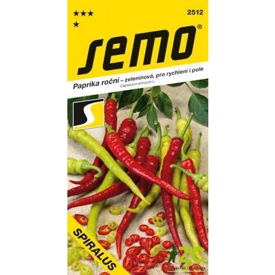 SEMO Paprika sladká 'Spiralus' beraní roh 0,5g