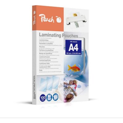PEACH laminovací fólie A4 - 100 ks, 100 mic, PP500-02 – Zboží Živě