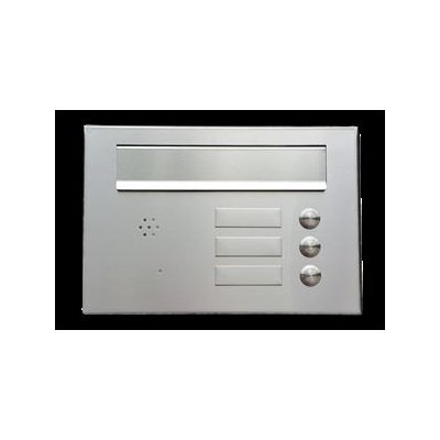 Poštovní schránka KB PSD-V 300-500 3x zvonek, 3x jmenovka, příprava na komunikátor, uzamykatelná – Hledejceny.cz
