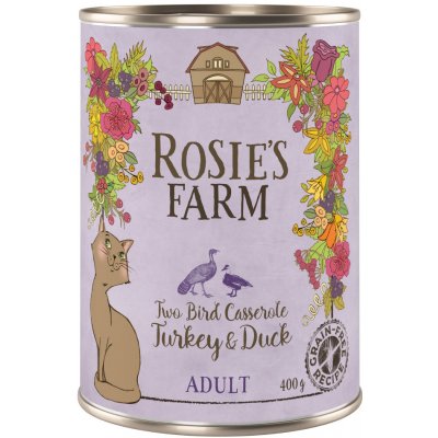Rosie's Farm Adult krůtí a kachní 12 x 400 g
