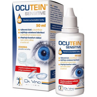 DA VINCI ACADEMIA Ocutein Sensitive roztok na kontaktní čočky 50 ml – Hledejceny.cz