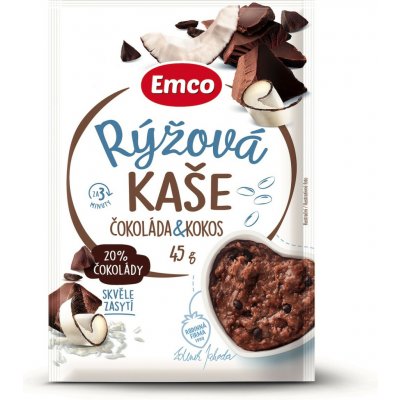 Emco Rýžová kaše čoko kokos 45 g – Zboží Dáma