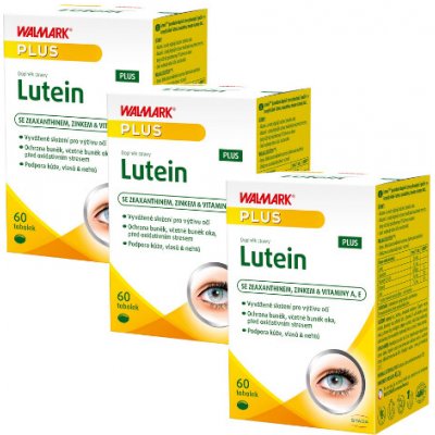 Walmark Lutein PLUS Výhodné půlroční balení 60 + 60 + 60 tobolek – Hledejceny.cz