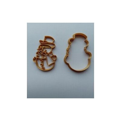 Vykrajovátko SNĚHULÁK, sada 2 kusy 7,5 cm – Zboží Dáma