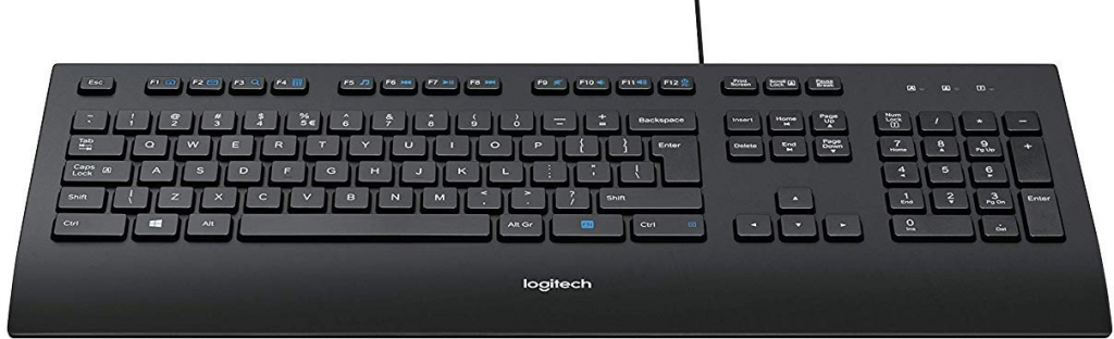 Logitech Corded Keyboard K280e 920-005217 od 496 Kč - Heureka.cz
