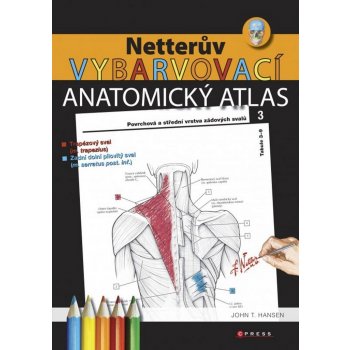 Netterův vybarvovací anatomický atlas - John Hansen