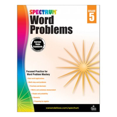 Spectrum Word Problems, Grade 5 – Hledejceny.cz