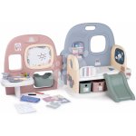 Smoby Domeček pro panenku Baby Care Childcare Center s 5 místnostmi a 27 doplňků do bytu – Hledejceny.cz
