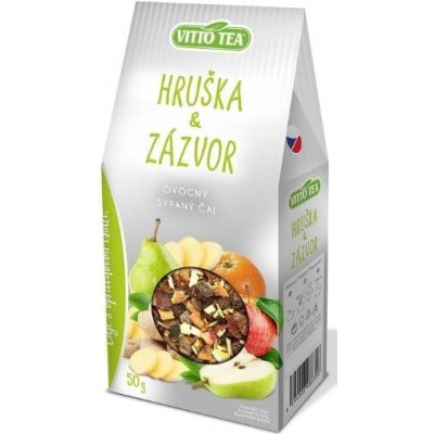 Vitto Tea Hruška&zázvor sypaný čaj 50 g – Zbozi.Blesk.cz