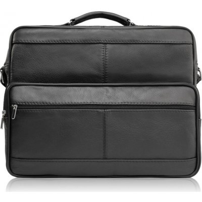 Abruzzo pánská kožená taška přes rameno na každý den černá – Zboží Dáma