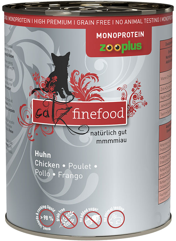 catz finefood Monoprotein zooplus kuřecí 24 x 400 g