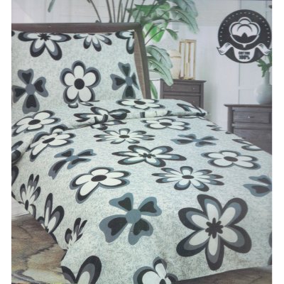 Aaryans bavlna povlečení EMILY černé 140x200 70x90 – Zboží Mobilmania
