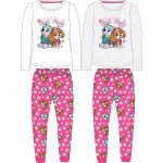 Dívčí pyžamo Paw Patrol 52041941 bílá růžové – Zboží Mobilmania