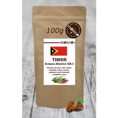 Monro Arabika Timor Emera District Gr.1 zrnková 0,1 kg – Hledejceny.cz