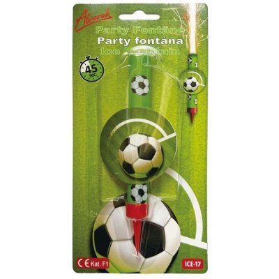 fontána C ledová 1ks, 12cm - 45 sek. Fotbalový míč – Hledejceny.cz