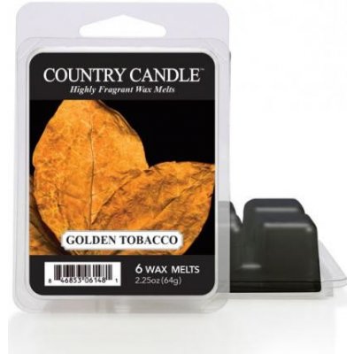 Country candle Golden Tobacco Vonný Vosk 64 g