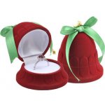 Šperky4U vánoční dárková krabička na prsten zvonek červený KR0590 – Hledejceny.cz