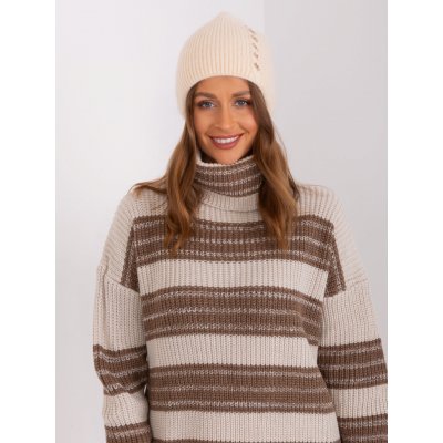 Dámská čepice AT CZ 2328.75 light beige – Zboží Mobilmania