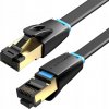 síťový kabel Vention IKCBF Flat Cat.8 Patch, 1m, černý