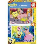 Educa Sponge Bob EDU19388 2 x 48 dílků – Zboží Mobilmania