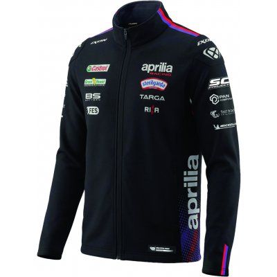 IXON mikina APRILIA SW1 26 black/purple/neon red – Sleviste.cz