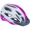 Cyklistická helma Author Flow Inmold X9 192 bílá/růžová-neonová 2022
