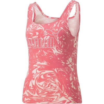 Puma POWER AOP TANK 67364263 Oranžový – Zboží Dáma