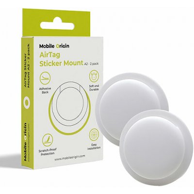 Mobile Origin AirTag Sticker Mount A2 (2 ks) (MO-ATS-WHT) bílé – Zboží Živě