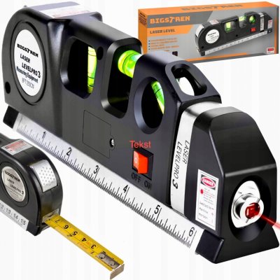 Bigstren LevelPro3 se zabudovaným metrem 250 cm 21747 – HobbyKompas.cz