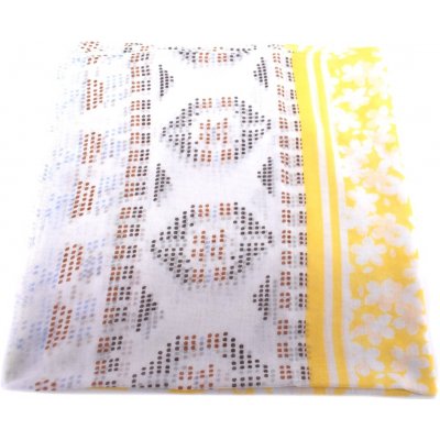 Moderní dámský šátek žlutá – Zboží Mobilmania