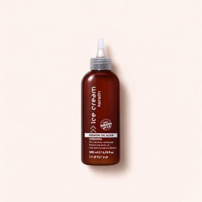 Inebrya Olejový elixír na vlasy Ice Cream Keratin Keratin Oil Elixir 200 ml – Hledejceny.cz
