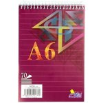 NOTES Bohemia Blok spirála hlava A6 linka 16074 – Zboží Dáma