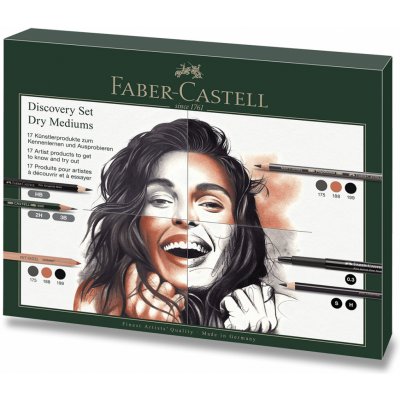 Faber-Castell Discovery set sada uměleckých potřeb 17 ks suchá technika 112925 – Hledejceny.cz