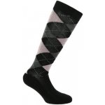 Equitheme Jezdecké podkolenky Argyle černá starorůžová – Hledejceny.cz