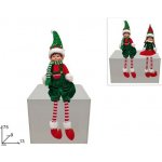 Due Esse Vánoční skřítek Elf 75 cm sedící /1ks – Hledejceny.cz