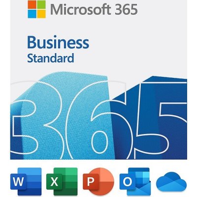 Microsoft 365 Business Standard 1 rok CZ krabicová verze KLQ-00643 nová licence