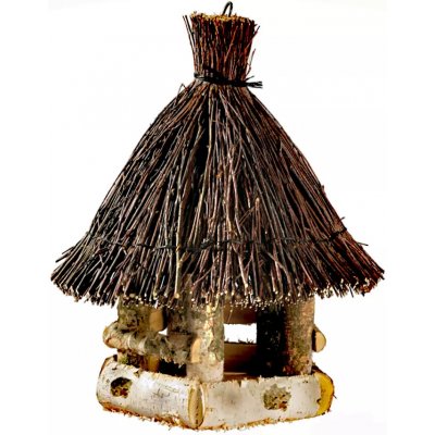 Ovčí Věci Dřevěné krmítko pro ptáky březové Ø 30 cm x 36 cm – Hledejceny.cz