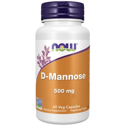 Now Foods D-Mannose Urinary Support 500 mg 60 kapslí – Hledejceny.cz