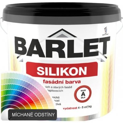 Barvy a laky Hostivař Míchaná fasádní silikonová barva BARLET SILIKON V4018 - 10 kg - C 042