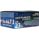 WELLION SAFETY LANCETS 23G JEDNORÁZOVÉ BEZPEČNOSTNÍ LANCETY 23G, 100KS – Hledejceny.cz