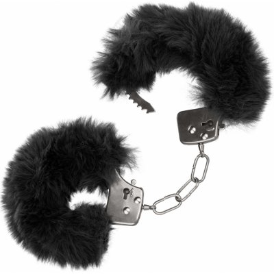 California Exotics Ultra Fluffy Furry Cuffs Black – Zboží Mobilmania