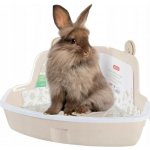 Zolux Toaleta pro hlodavce rohová Malá Béžová 32 x 25 x 15 cm – Zboží Mobilmania