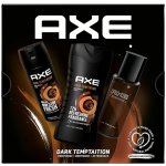 Axe Dark Temptation sprchový gel 250 ml + deospray 150 ml + voda po holení 100 ml dárková sada – Sleviste.cz