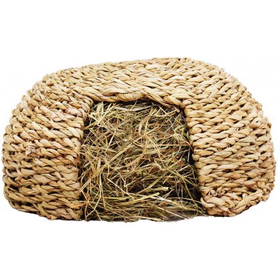 JR FARM domek iglu z trávy naplněný senem M 26 cm 310 g – Zbozi.Blesk.cz