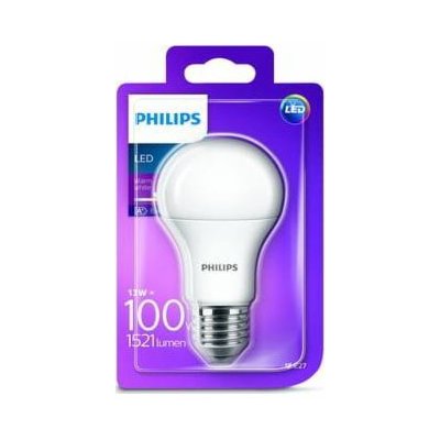 Philips LED žárovka 100W A60 E27 WW FR ND 1PF/10 – Zboží Mobilmania