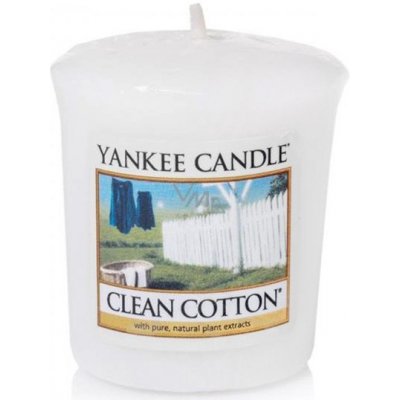 Yankee Candle Clean Cotton 49 g – Zbozi.Blesk.cz