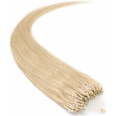 60cm vlasy evropského typu pro metodu Micro Ring Easy Loop 0,5g/pr. nejsvětlejší blond – Sleviste.cz
