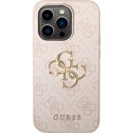 Pouzdro Guess PU 4G Metal Logo iPhone 15 Pro růžové – Zboží Živě